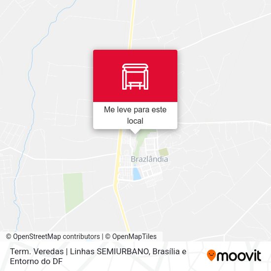 Term. Veredas | Linhas SEMIURBANO mapa