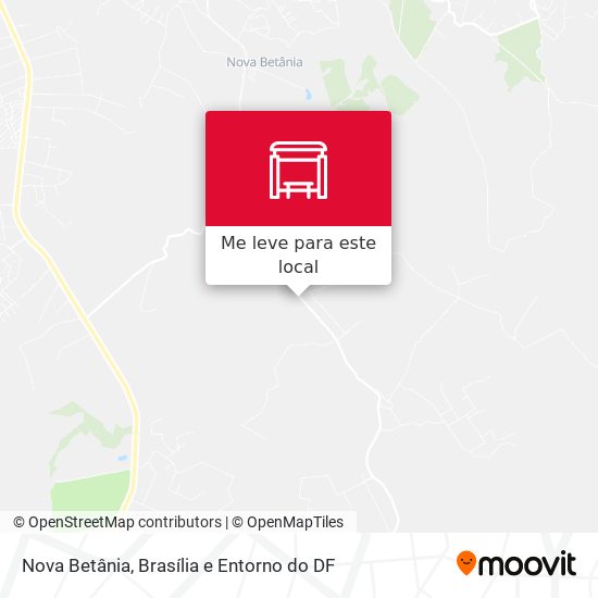 Nova Betânia mapa