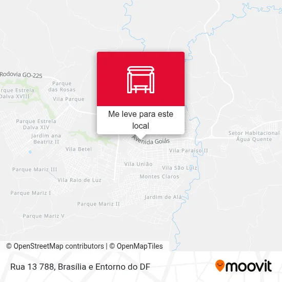 Rua 13 788 mapa
