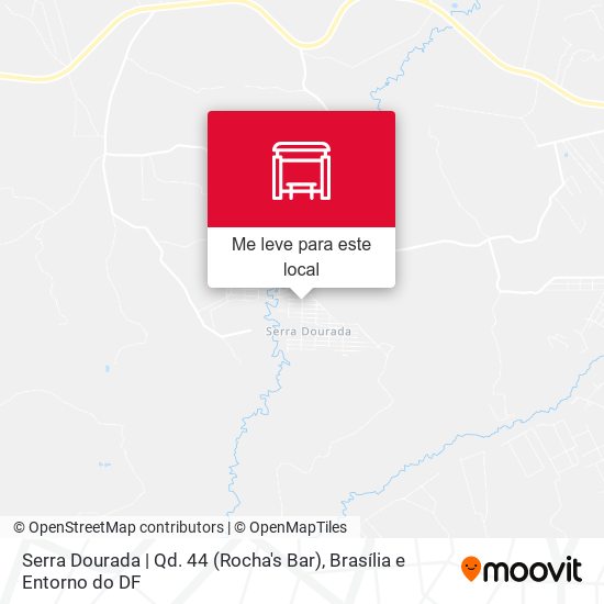 Serra Dourada | Qd. 44 (Rocha's Bar) mapa