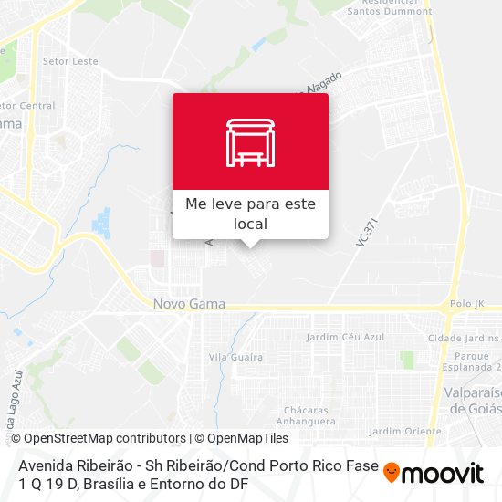 Avenida Ribeirão - Sh Ribeirão / Cond Porto Rico Fase 1 Q 19 D mapa