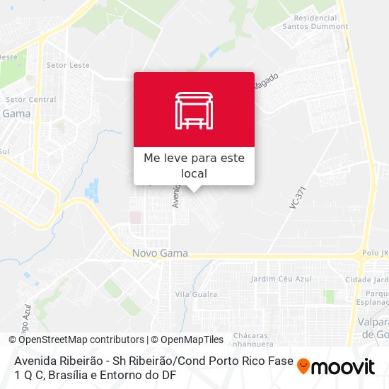 Avenida Ribeirão - Sh Ribeirão / Cond Porto Rico Fase 1 Q C mapa