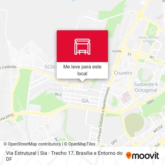 Via Estrutural | Sia - Trecho 17 mapa