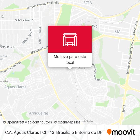 C.A. Águas Claras | Ch. 43 mapa