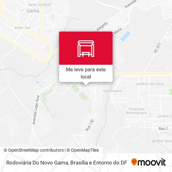 Rodoviária Do Novo Gama mapa