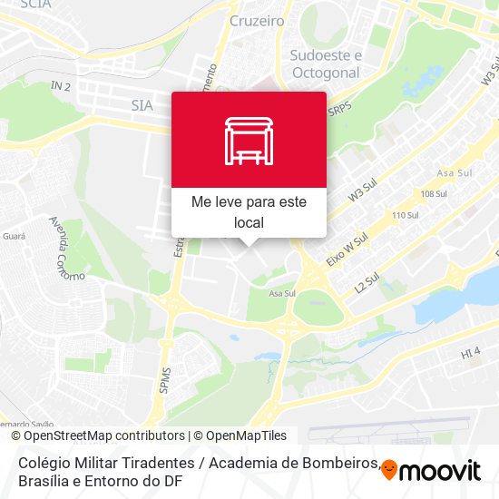 Colégio Militar Tiradentes E Complexo Academia De Bombeiros mapa