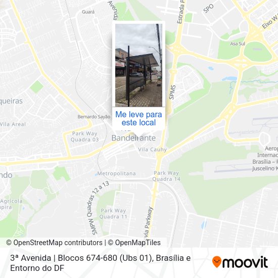 3ª Avenida | Blocos 674-680 (Ubs 01) mapa