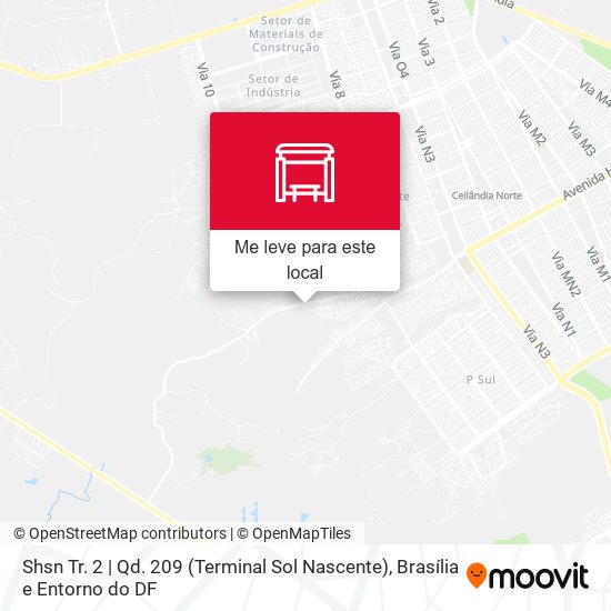 Shsn Tr. 2 | Qd. 209 (Terminal Sol Nascente) mapa
