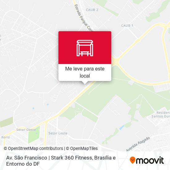 Av. São Francisco | Stark 360 Fitness mapa