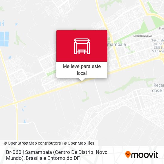 Br-060 | Samambaia (Centro De Distrib. Novo Mundo) mapa