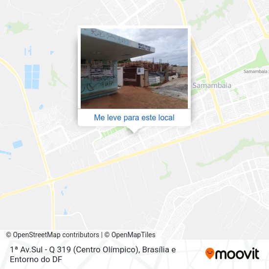 1ª Av.Sul - Q 319 (Centro Olímpico) mapa