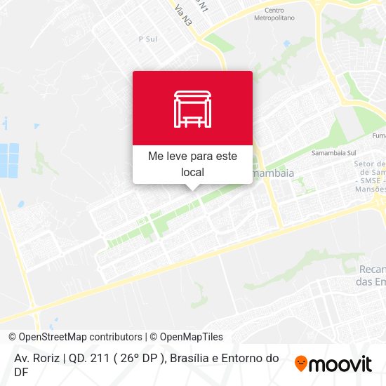 Av. Roriz | QD. 211 ( 26º DP ) mapa