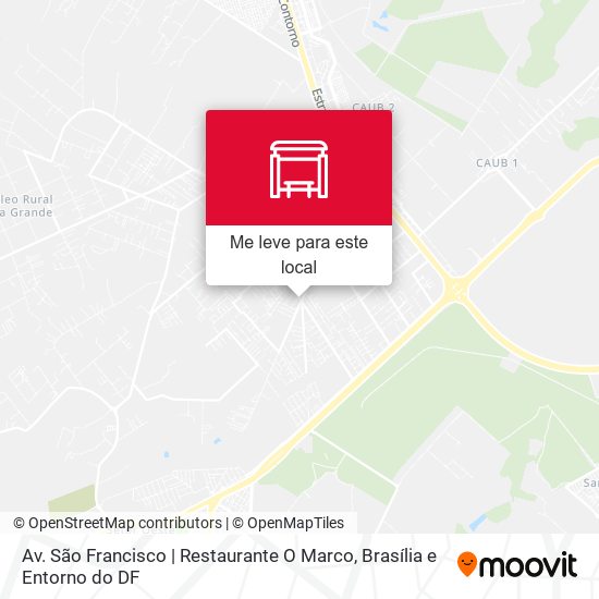 Av. São Francisco | Restaurante O Marco mapa