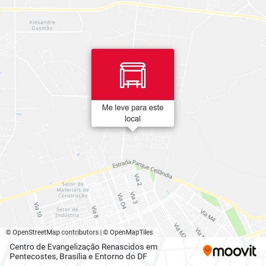 Centro de Evangelização Renascidos em Pentecostes mapa