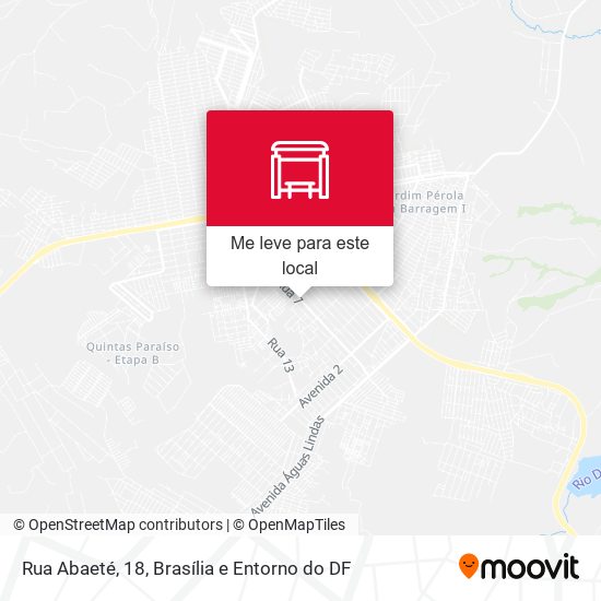 Rua Abaeté, 18 mapa