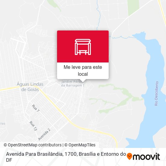 Avenida Para Brasilândia, 1700 mapa