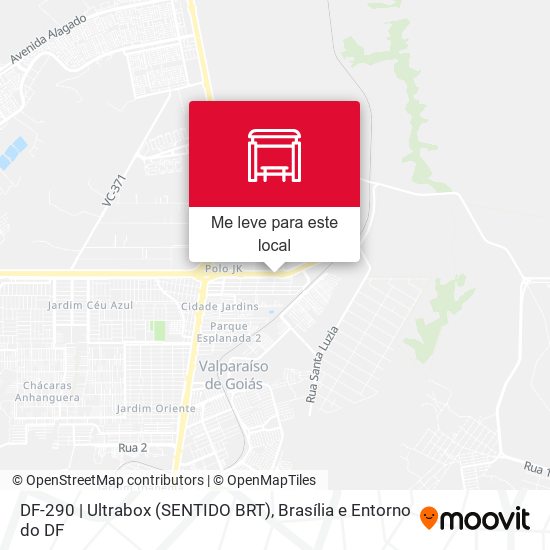 DF-290 | Ultrabox (SENTIDO BRT) mapa