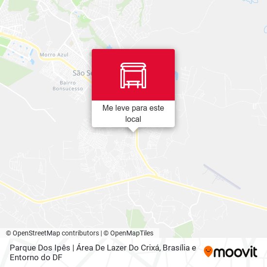Parque Dos Ipês | Área De Lazer Do Crixá mapa