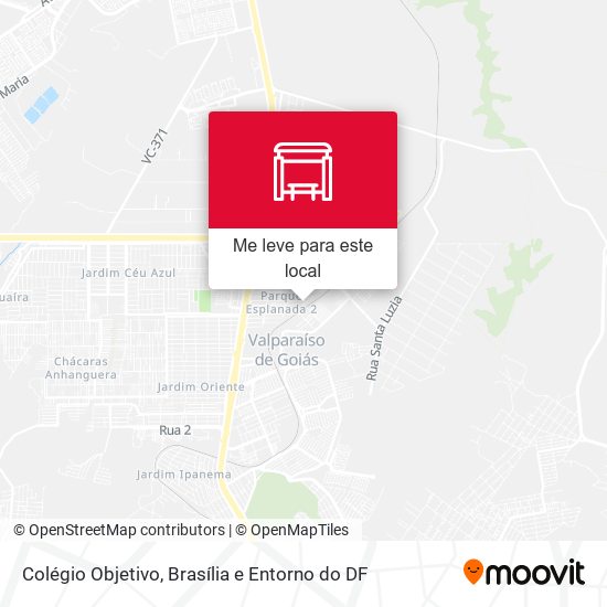 Colégio Objetivo mapa
