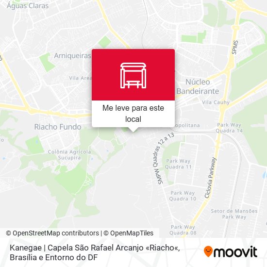 Kanegae | Capela São Rafael Arcanjo «Riacho« mapa