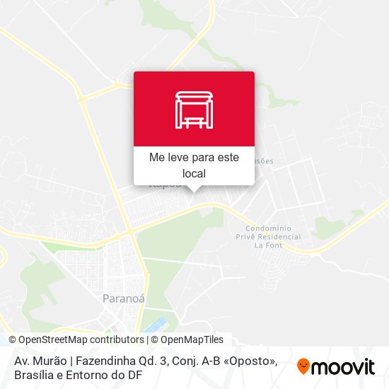 Av. Murão | Fazendinha Qd. 3, Conj. A-B «Oposto» mapa