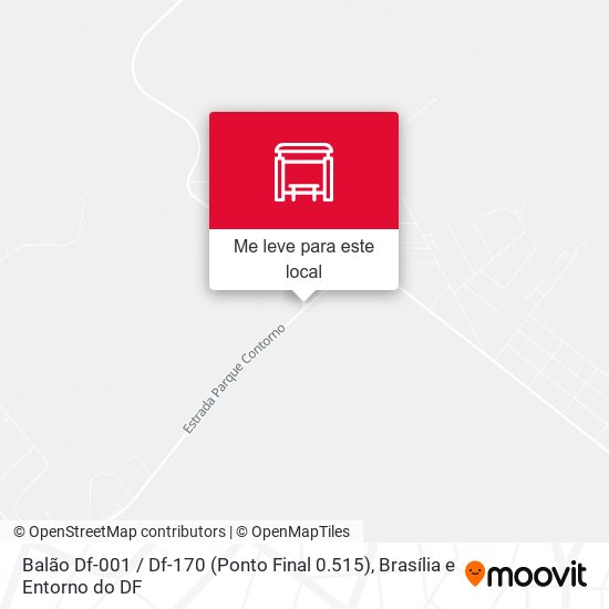 Balão Df-001 / Df-170 (Ponto Final 0.515) mapa