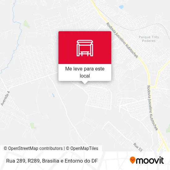 Rua 289, R289 mapa