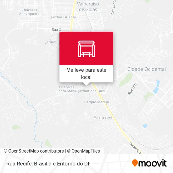 Rua Recife mapa