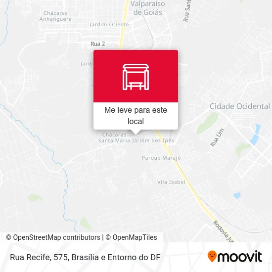 Rua Recife, 575 mapa