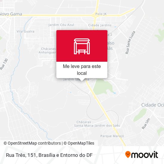 Rua Três, 151 mapa