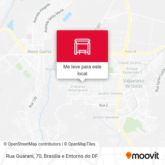Rua Guarani, 70 mapa