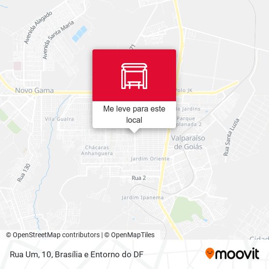 Rua Um, 10 mapa