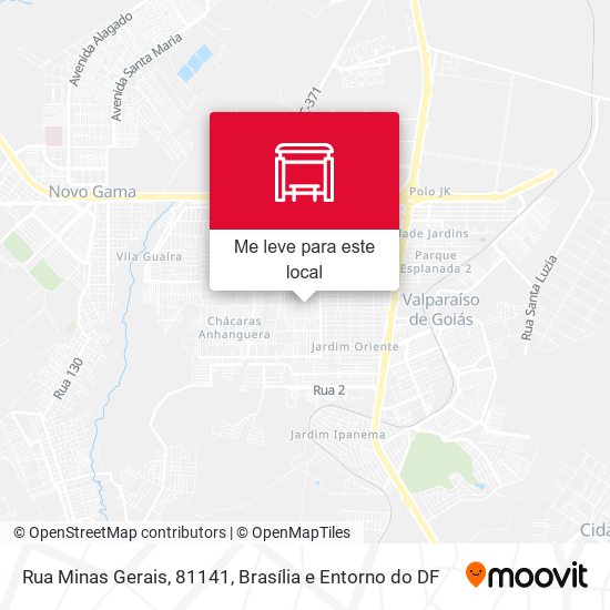 Rua Minas Gerais, 81141 mapa
