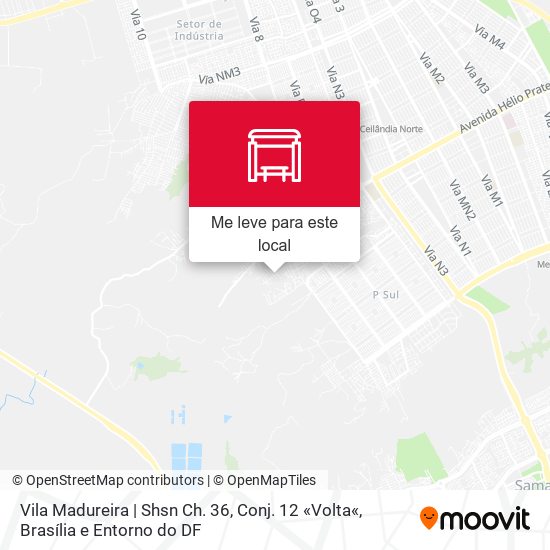 Vila Madureira | Shsn Ch. 36, Conj. 12 «Volta« mapa