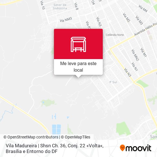 Vila Madureira | Shsn Ch. 36, Conj. 22 «Volta« mapa
