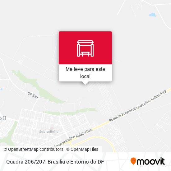 Quadra 206/207 mapa