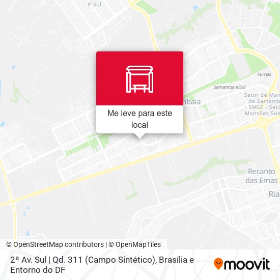 2ª Av. Sul | Qd. 311 (Campo Sintético) mapa