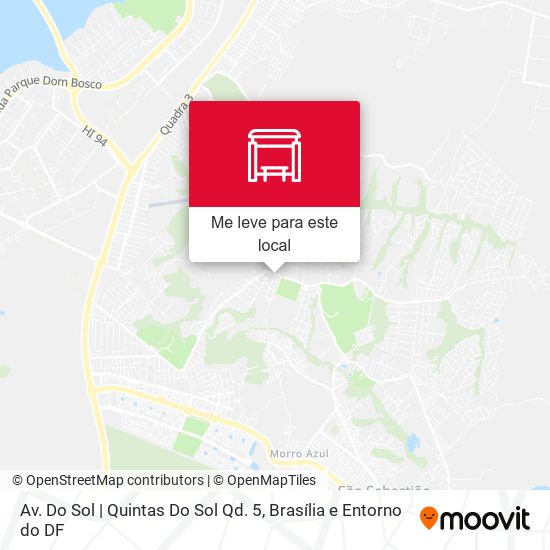 Av. Do Sol | Quintas Do Sol Qd. 5 mapa