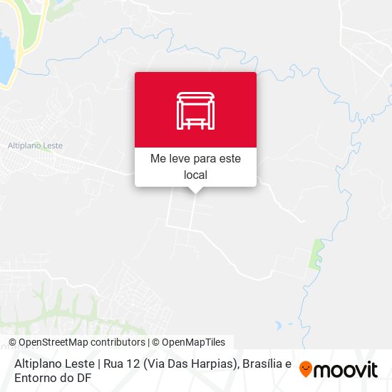 Altiplano Leste | Rua 12 (Via Das Harpias) mapa
