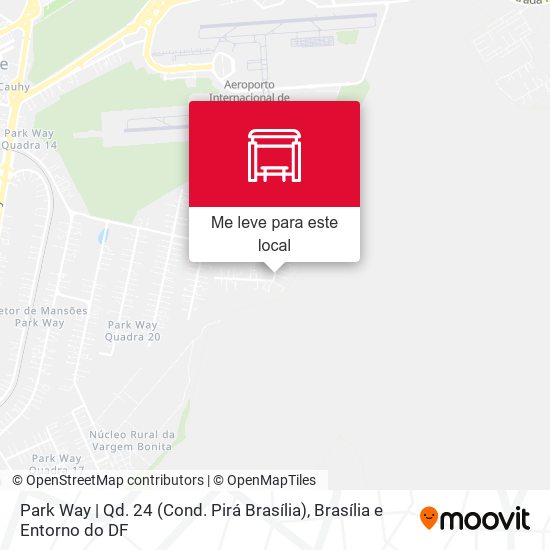 Park Way | Qd. 24 (Cond. Pirá Brasília) mapa