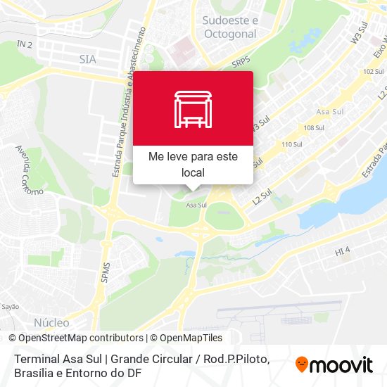 Terminal Asa Sul | Grande Circular / Rod.P.Piloto mapa