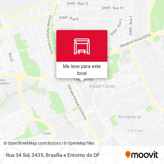 Rua 34 Sul, 3435 mapa
