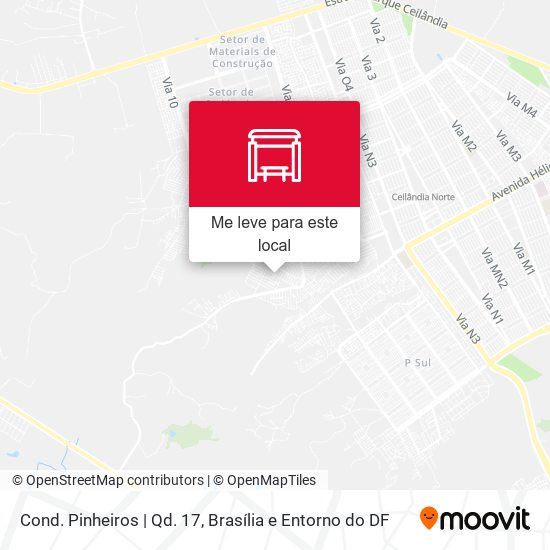 Cond. Pinheiros | Qd. 17 mapa
