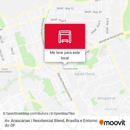 Av. Araucárias | Residencial Blend mapa