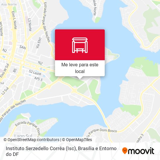 Instituto Serzedello Corrêa (Isc) mapa