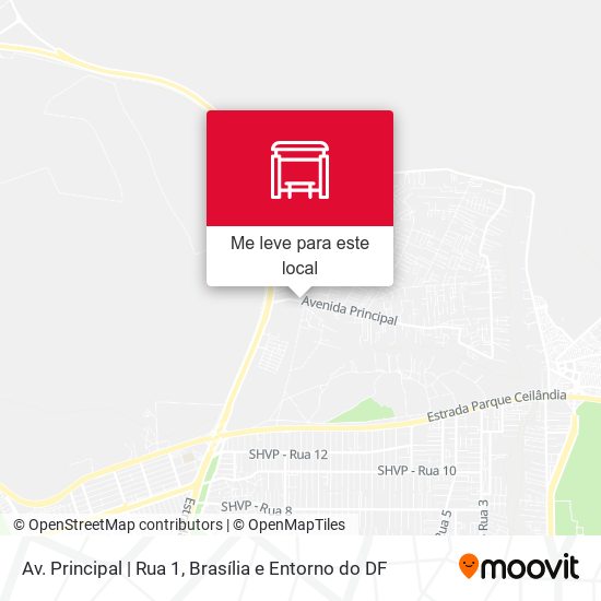 Av. Principal | Rua 1 mapa