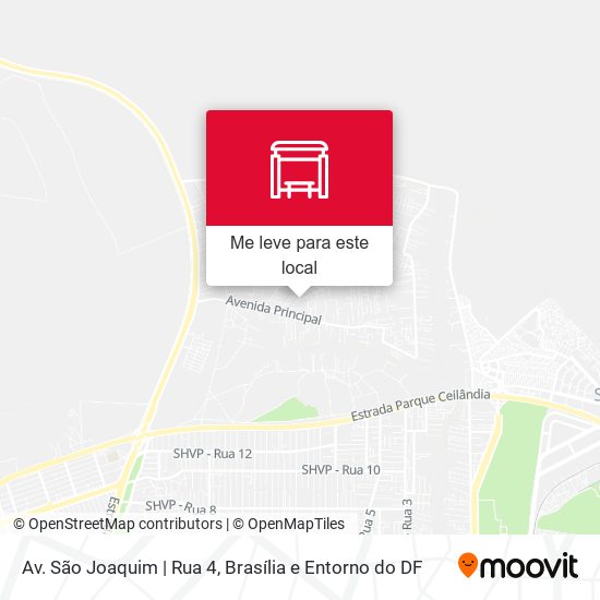 Av. São Joaquim | Rua 4 mapa