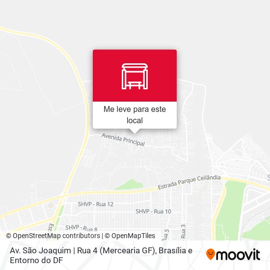 Av. São Joaquim | Rua 4 mapa