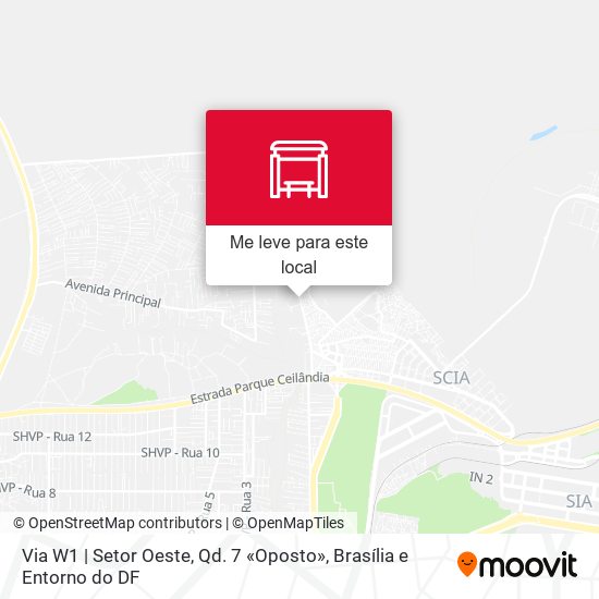 Via W1 | Setor Oeste, Qd. 7 «Oposto» mapa