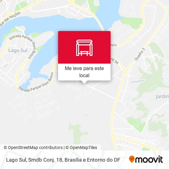 Lago Sul, Smdb Conj. 18 mapa